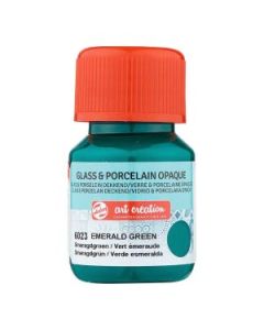 Glas & Porselein Dekkend 30 ml Smaragdgroen