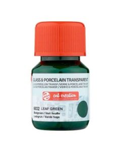 Glas & Porselein Transparant 30 ml Bladgroen
