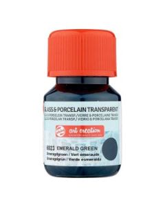 Glas & Porselein Transparant 30 ml Smaragdgroen