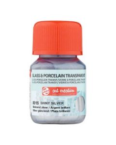Glas & Porselein Transparant 30 ml Blinkend Zilver