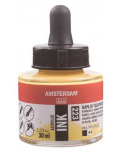 Amsterdam inkt 30 ml. 223 Napelsgeel donker