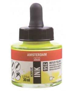 Amsterdam inkt 30 ml. 256 Reflexgeel