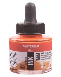 Amsterdam inkt 30 ml. 257 Reflexoranje
