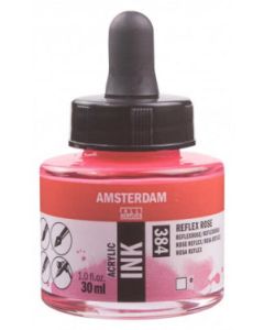 Amsterdam inkt 30 ml. 384 Reflexrose