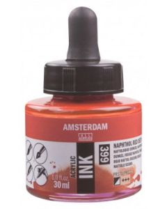 Amsterdam inkt 30 ml. 399 Naftolrood donker
