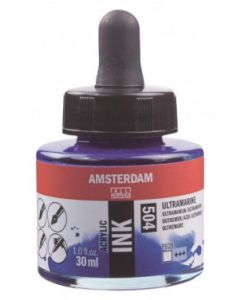 Amsterdam inkt 30 ml. 504 Ultramarijn