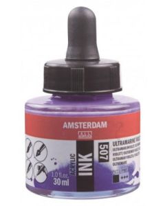 Amsterdam inkt 30 ml. 507 Ultramarijn violet