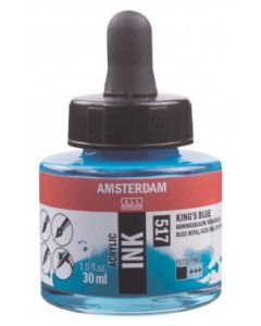 Amsterdam inkt 30 ml. 517 Koningsblauw