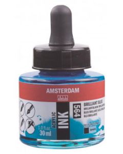 Amsterdam inkt 30 ml. 564 Briljantblauw