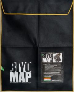 Biyomap voor doeken van 70x90cm. geel