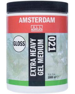 Amsterdam Extra heavy gel medium glans 021 1000ml.