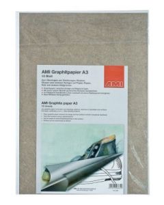 Transfer grafiet paper  A2 a 3vel zwart