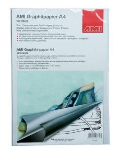 Transfer grafiet paper  A4 a 20vel grafietgrijs