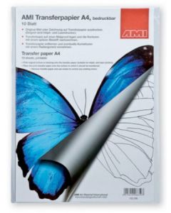 Bedrukbaar Grafietpapier of transferpapier A4 a 10vel.