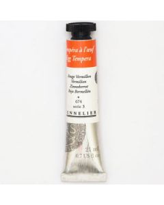 Eitempera tb 21 ml. S3-Vermiljoen