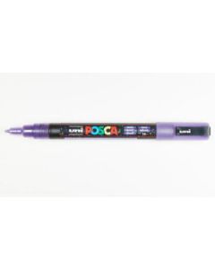 Fijne dekkende acrylverfstift Glitter Violet
