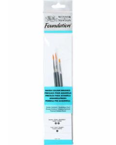 Winsor & Newton Foundation set 3-delig korte steel
