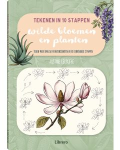 Boek tekenen in 10 stappen wilde bloemen en planten