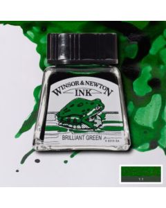 W&N Tekeninkt 14 ml. 046 Brilliant Green