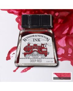 W&N Tekeninkt 14 ml. 227 Deep Red