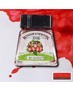 W&N Tekeninkt 14 ml. 601 Scarlet
