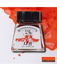 W&N Tekeninkt 14 ml. 680 Vermillion