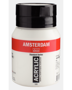 Amsterdam Acrylverf 500ml. 105 Titaanwit