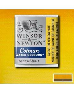 W&N Cotman aquarelverf Napje Half 109 Cadmium Yellow Hue