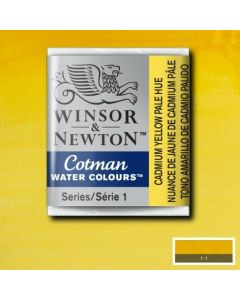W&N Cotman aquarelverf Napje Half 119 Cadmium Yellow Pale Hue