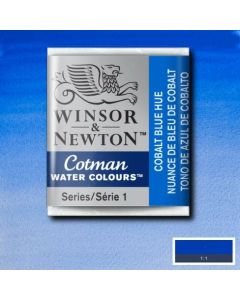 W&N Cotman aquarelverf Napje Half 179 Cobalt Blue