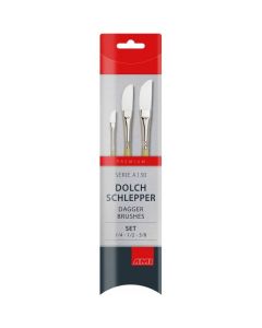 Zwaard penselen set 3 stuks AMI serie A130