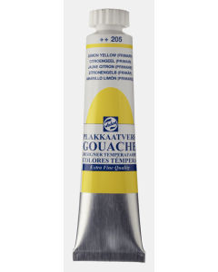 Talens Gouache tube 20 ml. 205 Citroengeel