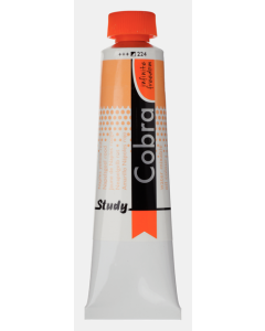 Cobra Study Olieverf 40ml. 224 Napelsgeel Rood