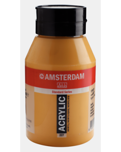 Amsterdam Acrylverf 1000ml. Gele oker nr. 227 