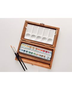 van Gogh aquarel houten kist 24 napjes + ass