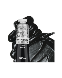 W&N Winton 200ml. Kleurnr. 25 Lamp Black kl.337
