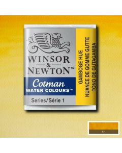 W&N Cotman aquarelverf Napje Half 266 Gamboge Hue