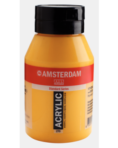 Amsterdam Acrylverf 1000ml. Azogeel donker nr. 270 