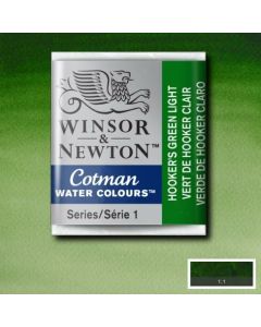 W&N Cotman aquarelverf Napje Half 314 Hookers Green Light