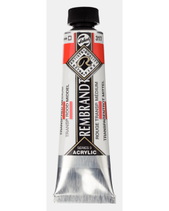 Rembrandt Acryl 40 ml. 317 Transparantrood middel