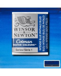 W&N Cotman aquarelverf Napje Half 327 Intense Blue