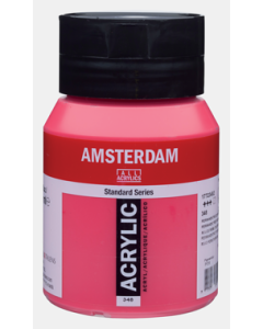 Amsterdam Acrylverf 500ml. 348 Permanent Rood Paars