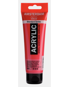 Amsterdam Acrylverf 120ml. 348 Permanentrood Purper