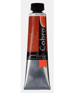 Cobra Artist Olieverf 40ml. 378 Transparant Oxydrood S3