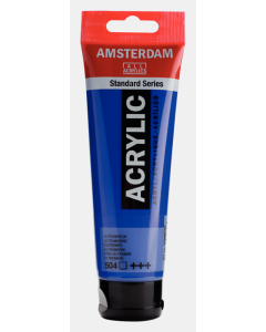 Amsterdam Acrylverf 120ml. 504 Ultramarijn