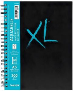 Canson XL aquarel boek A5 spiraal 300gr 
