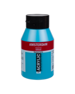 Amsterdam Acrylverf 1000ml. Turkooisblauw 522
