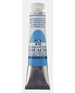Talens Gouache tube 20 ml. 535 Ceruleumblauw (phtalo)