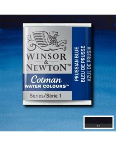 W&N Cotman aquarelverf Napje Half 538 Prussian Blue