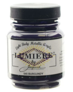 Jacquard Lumiere 545 Burgundy